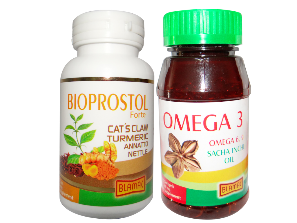 Bioprostal + Omega 3 - Testosterone Booster For Men (100% Blood Flow Booster)